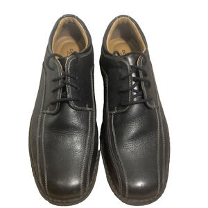 EXCELLENT Dockers Prostyle TRUSTEE Mens Size 8M - Black Leather Casual Shoes